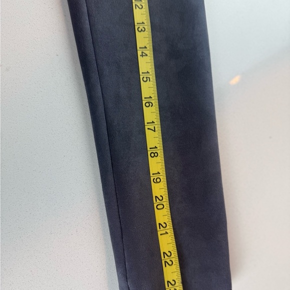 Anthropologie Women's Faux Suede Moto‎ Jacket Gray Size S Zip Pockets - Picture 9 of 11